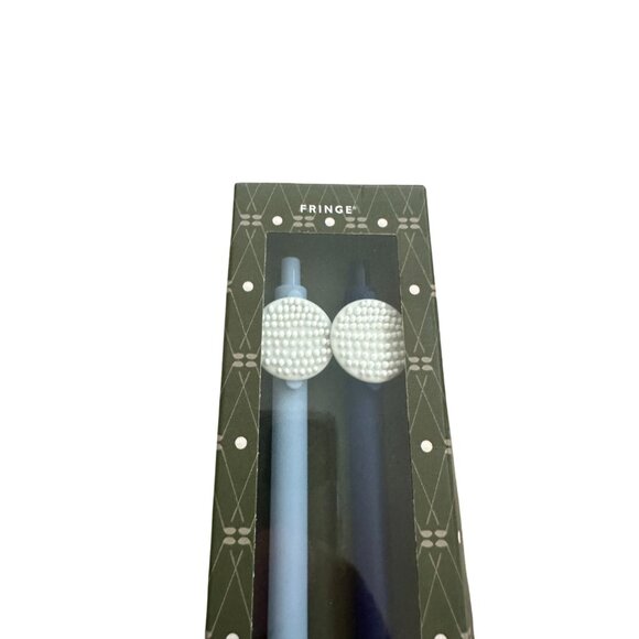 FRINGE Set of 2 Golf Ball Pens Set NEW NIB - Picture 2 of 4